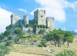 Castillo de Almodóvar del Río in Almodóvar del Río, located in Spain's Córdoba province, is of Moorish Berber origin.