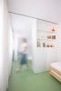 Modern home with Bedroom, Bed, Shelves, and Storage. Glass doors Photo 7 of Apartamento Picasso