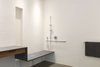 Modern home with Bath Room, Open Shower, Wood Counter, Concrete Counter, Undermount Sink, Freestanding Tub, Stone Counter, Ceiling Lighting, and Concrete Floor. Roll-In Shower Photo 8 of 2 Barns