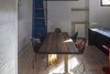 Modern home with Dining Room, Chair, Light Hardwood Floor, and Table. BAU table Photo 8 of Blue and concrete apartment