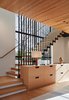 Modern home with Staircase, Wood Tread, and Metal Railing. Entry facing North Photo 16 of St Joseph Beachfront Home