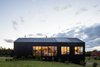 Modern home with Outdoor, Wood Patio, Porch, Deck, Standard Construction Pools, Tubs, Shower, Wood Fences, Wall, Landscape Lighting, Side Yard, and Grass. Exterior feels like barn Photo 2 of House GM