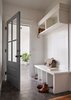 Modern home with Hallway. Mudroom and Greenhouse Breezeway Photo 16 of OKC Farmhouse