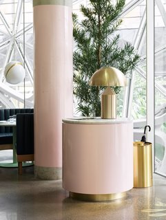 Brass and millennial pink accents give Willmott's Ghost the trendsetting treatment.
