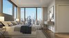 Modern home with Bedroom. Homes feature open layouts with floor-to-ceilings windows that bathe residences in natural light Photo 5 of 99 Hudson