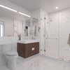 Modern home with Bath Room and Porcelain Tile Floor. Stylish bathrooms Photo 6 of 99 Hudson