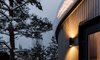 Modern home with Outdoor, Field, Front Yard, Desert, Side Yard, Gardens, Back Yard, Metal Fences, Wall, Garden, Wood Patio, Porch, Deck, Vertical Fences, Wall, Small Patio, Porch, Deck, Decking Patio, Porch, Deck, Grass, Wood Fences, Wall, and Woodland. Detail Photo 2 of FLEXSE