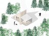 La Pointe cabin rendering Photo 8 of La Pointe by L'Abri modern home