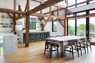 The dining room of The Barn by La Firme