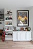 Modern home with Living Room. McKinney Homes built custom trim into the home to house Stephen’s collections ranging from classic movie projectors to his own credentials from the 2016 Academy Awards ceremony. Photo 3 of Pinewood Forest Huxley Terrace Home