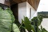 Modern home with Exterior, House Building Type, Flat RoofLine, and Stone Siding Material. Exterior Photo of Entremuros House
