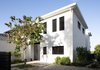 Modern home with Outdoor, Trees, Gardens, Hardscapes, and Front Yard. Front of semi-detached house Photo of Harimon House