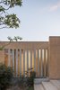 Modern home with Outdoor. the colored concrete reminds to the tones of the region's soil. Photo 11 of Casa Moulat