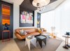 Family Room Photo 8 of BRICKELL PH REIMAGINED BY EOLO DESIGN, OPENING SPACES FOR ENTERTAINING AND HIGH DESIGN WITH ORNARE KITCHENS, CLOSET AND BATH modern home