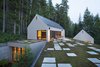 Modern home with Exterior. Whitefish Poolhouse & Gallery Photo 4 of Whitefish Poolhouse & Gallery