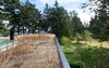 Modern home with Exterior, Green Roof Material, House Building Type, Cabin Building Type, Flat RoofLine, Metal Siding Material, and Beach House Building Type. The flat roof holds a green roof that grows native grasses and wildflowers Photo 14 of North Beach Residence