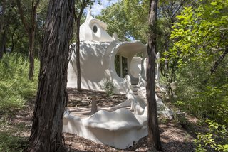Describing what the Bloom House looks like is tricky; even architect Charles Harker won't reveal what it's intended to depict.