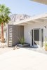 Modern home with Exterior, Wood Siding Material, Flat RoofLine, Shingles Roof Material, and House Building Type. Homes in Anza-Borrego Desert State Park vary in style. "There's a Spanish-style country club, and if you were to ride your bike around the neighborhood, there are beautiful Southwestern, midcentury, ands with oversized lots." Photo 4 of Borrego Springs Midcentury modern home