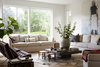 Modern home with Living Room, Sofa, Medium Hardwood Floor, End Tables, and Coffee Tables. New Living Room Photo 8 of Albemarle Addition / Renovation