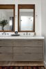 Modern home with Engineered Quartz Counter, Undermount Sink, and Medium Hardwood Floor. Re-configured Owner's Bath Photo 13 of Albemarle Addition / Renovation
