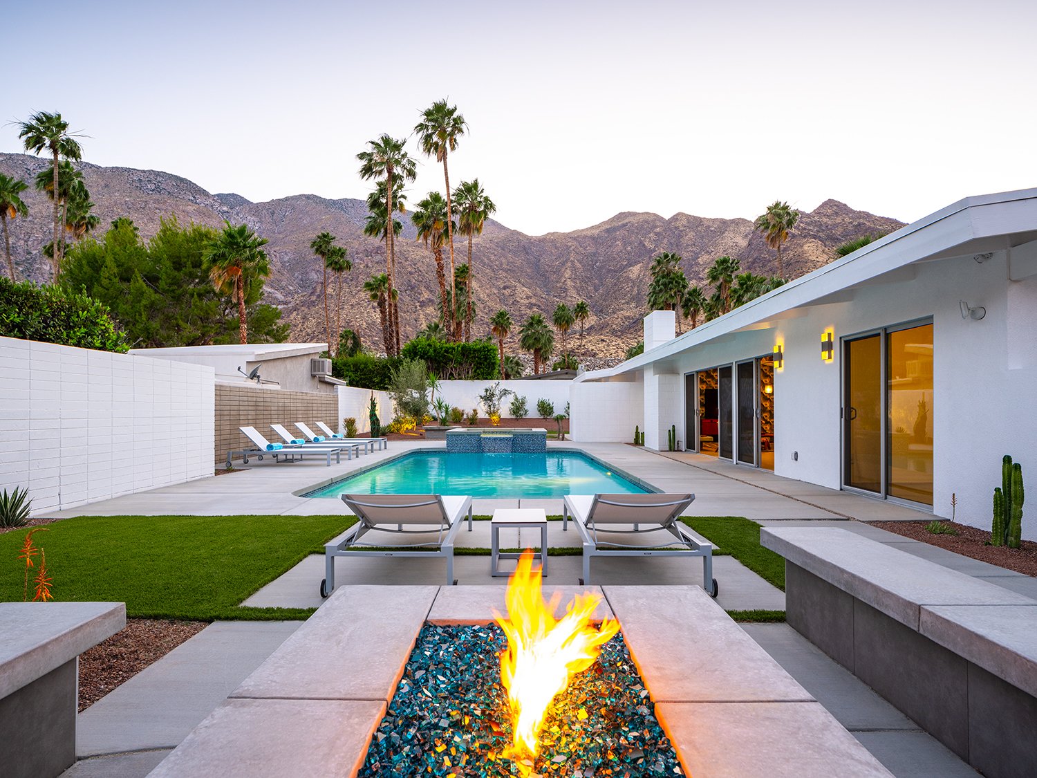 All new pool and spa with new salt system, plumbing, lighting, equipment and hand held remote.