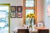 A view to the backyard at The Sursy #WeeHouse.
Meet The Makers:
.PILLOWS / Olive & Olde's (Denver, CO)
.TABLE / Protea & Pine (Denver, CO)
.NEON ART / Scott Young (Denver, CO)
.'FACES' COLLECTION / WCB Designs (Nashville, TN) Photo 16 of The Sursy WeeHouse modern home