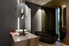 Modern home with Bath Room, Pedestal Sink, and Freestanding Tub. Bathroom Photo 8 of A Place of Elegant Comfort