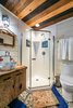 Modern home with Bath Room. Bathroom bucket sink and custom faucet Photo 9 of Mountain Bikers Tiny House Getaway