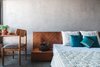 Modern home with Bedroom, Ceiling Lighting, Chair, and Bed. Bedroom Photo 6 of Jungalow