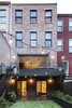 Modern home with Exterior, House Building Type, Brick Siding Material, and Flat RoofLine. BACKYARD & REAR FACADE
Photo © Ashok Sinha Photo of Bed-Stuy Townhouse