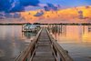 Dock overlooking Sarasota sunset Photo 20 of Spice Bay modern home