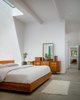 Modern home with Bedroom, Ceiling Lighting, Dresser, Bed, and Porcelain Tile Floor. Master bedroom Photo 6 of The Leichler