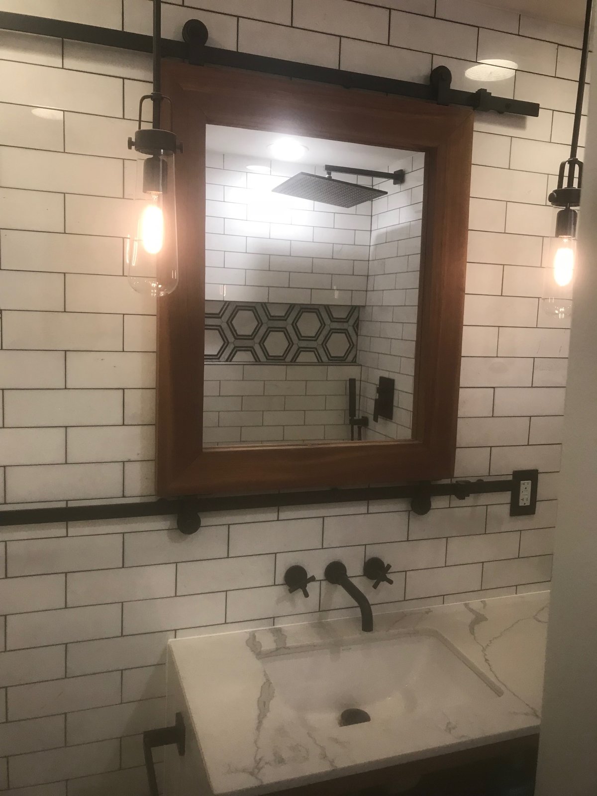 Diy Project Rustic Sliding Barn Door Full Length Mirror Swift