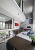 Modern home with Office and Study Room Type. View of the bedrooms from the study Photo 6 of Cascading House