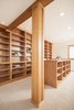 Modern home with Office, Storage, Bookcase, Shelves, Carpet Floor, Desk, and Library Room Type. Library Photo 2 of Mocking Bird