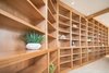 Modern home with Office, Library Room Type, Storage, Desk, Bookcase, Carpet Floor, and Shelves. Library Photo 10 of Mocking Bird