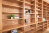 Modern home with Office, Bookcase, Desk, Storage, Carpet Floor, Library Room Type, and Shelves. Library Photo 4 of Mocking Bird