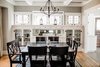 Modern home with Dining Room, Pendant Lighting, Chair, Shelves, and Table. Dining Room Photo 3 of Secret Garden