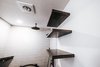 Modern home with Bath Room. Open Shelving Photo 12 of FLW Fan