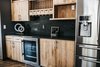 Modern home with Kitchen. Custom Cabinets Photo 14 of FLW Fan