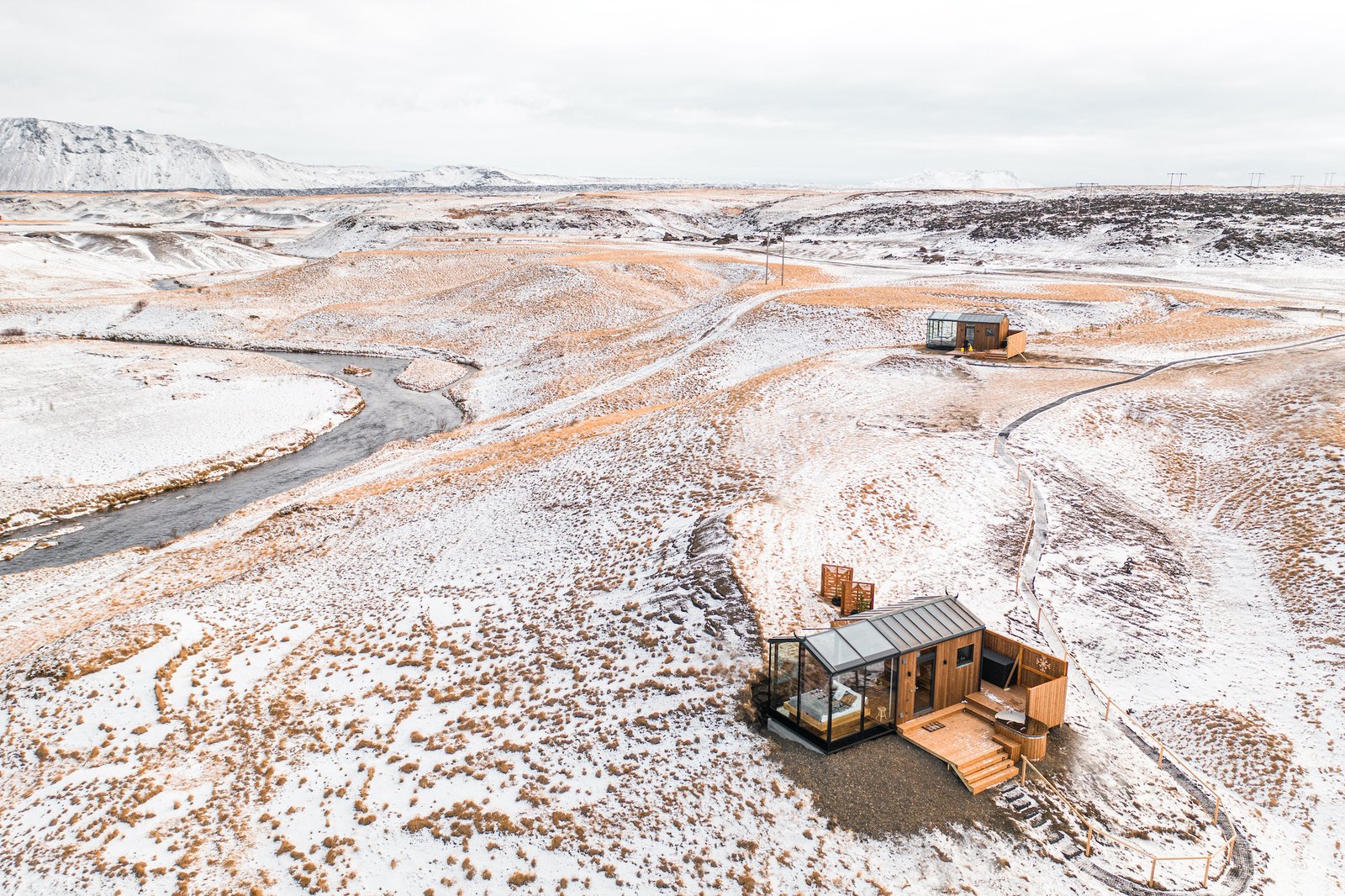 Photo 2 of 17 in This Tiny Glass Cabin in Remote Iceland Takes