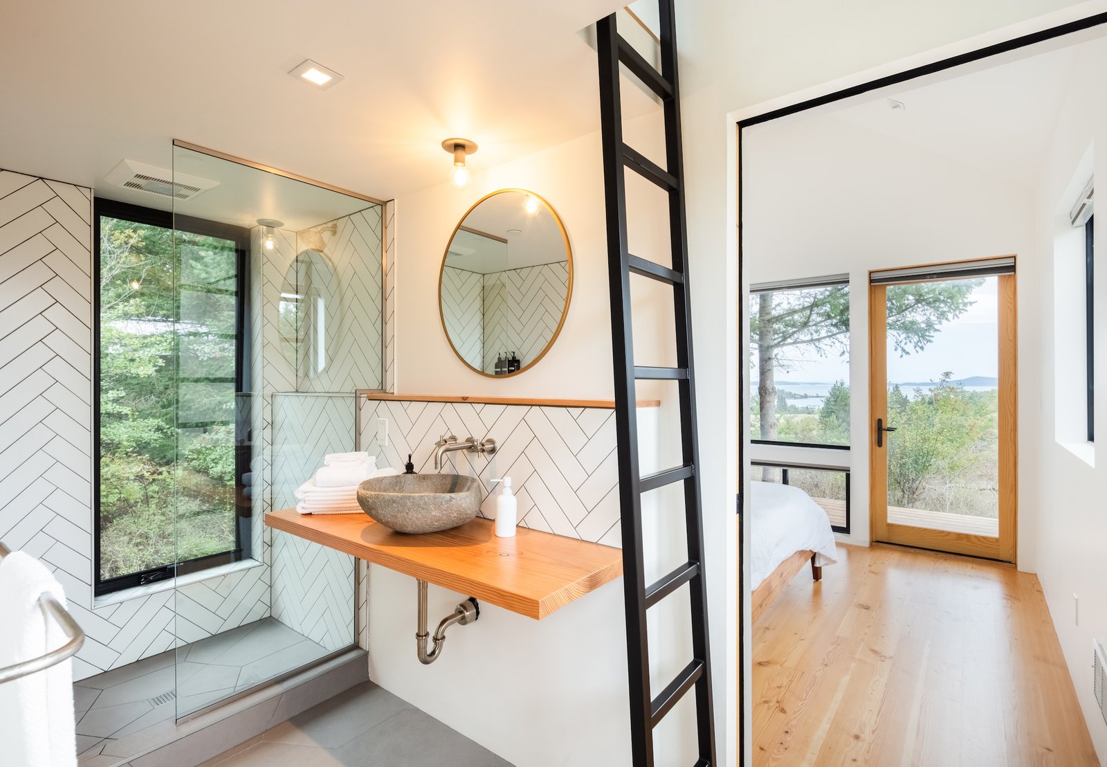 Photo 45 Of 333 In Bath Concrete Photos From An Outdoors Loving Couple Build A Dreamy Retreat In A Pristine Pacific Northwest Forest Dwell