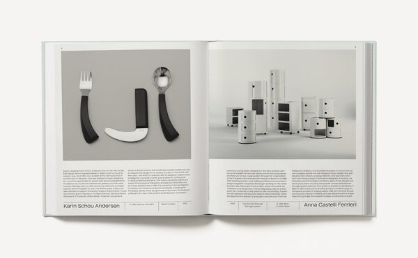 The work featured covers everything from textiles and household items to large furniture pieces, and each is accompanied by an extended caption that puts the project and the designer in context.