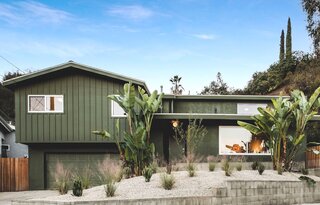 The original home was built in 1963, however it has none of the qualities, details, or materiality associated with the midcentury period. "It was a&nbsp;quintessential, nondistinctive suburban Los Angeles home, and we were careful not to associate it with any particular style or period," say the architects. "This project was focused on the spatial potential within the existing house, and its construction was the precedent."