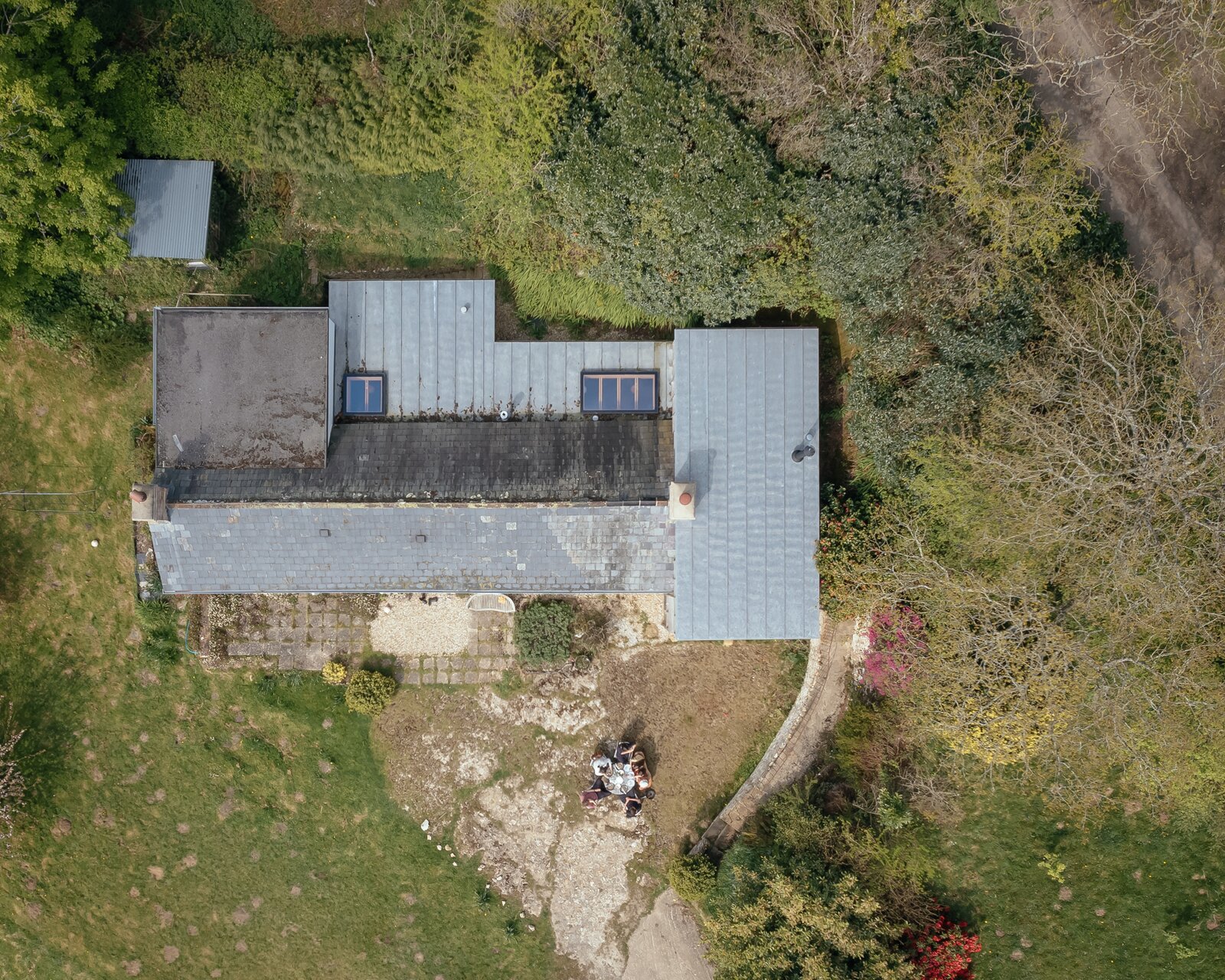 Photo 3 of 16 in A Timber Artist's Retreat Sprouts Beside a Stone Cottage  in England - Dwell