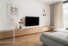 Modern home with Living Room, Sofa, Coffee Tables, Media Cabinet, and Wall Lighting. Living room Photo 7 of Lady
