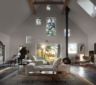 How They Pulled It Off: Gold Kintsugi Fillings in the Cracked Floors of an Upstate New York Home