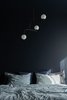 Modern home with Pendant Lighting. Master bedroom Photo 13 of Apartment, 62 sq. meters in St. Petersburg