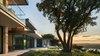 Modern home with Outdoor, Back Yard, Trees, Large Patio, Porch, Deck, Grass, Lap Pools, Tubs, Shower, and Large Pools, Tubs, Shower. Lago Vista by Dick Clark + Associates Photo 8 of Lago Vista