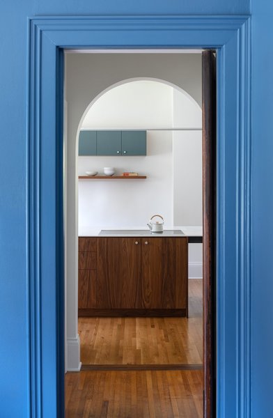 An architect couple restored this Art Deco gem, gently modernizing it for work and family life. 